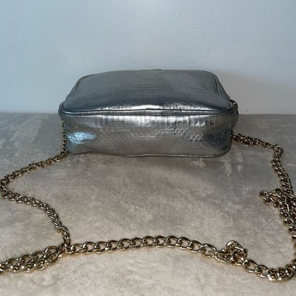 Victorias Secret Metallic Silver Crossbody Small - Picture 6 of 8